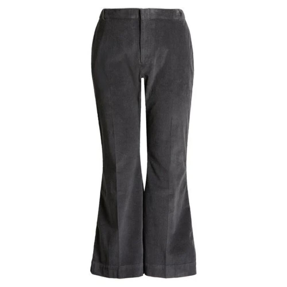 NEW! TREASURE & BOND Gray Corduroy Pants high rise business casual preppy SZ 12